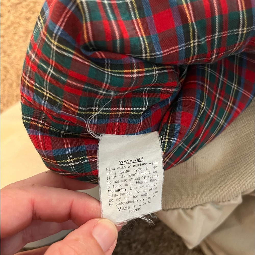 Saddlebrook Bomber Jacket Large Pockets Khaki Usa… - image 5